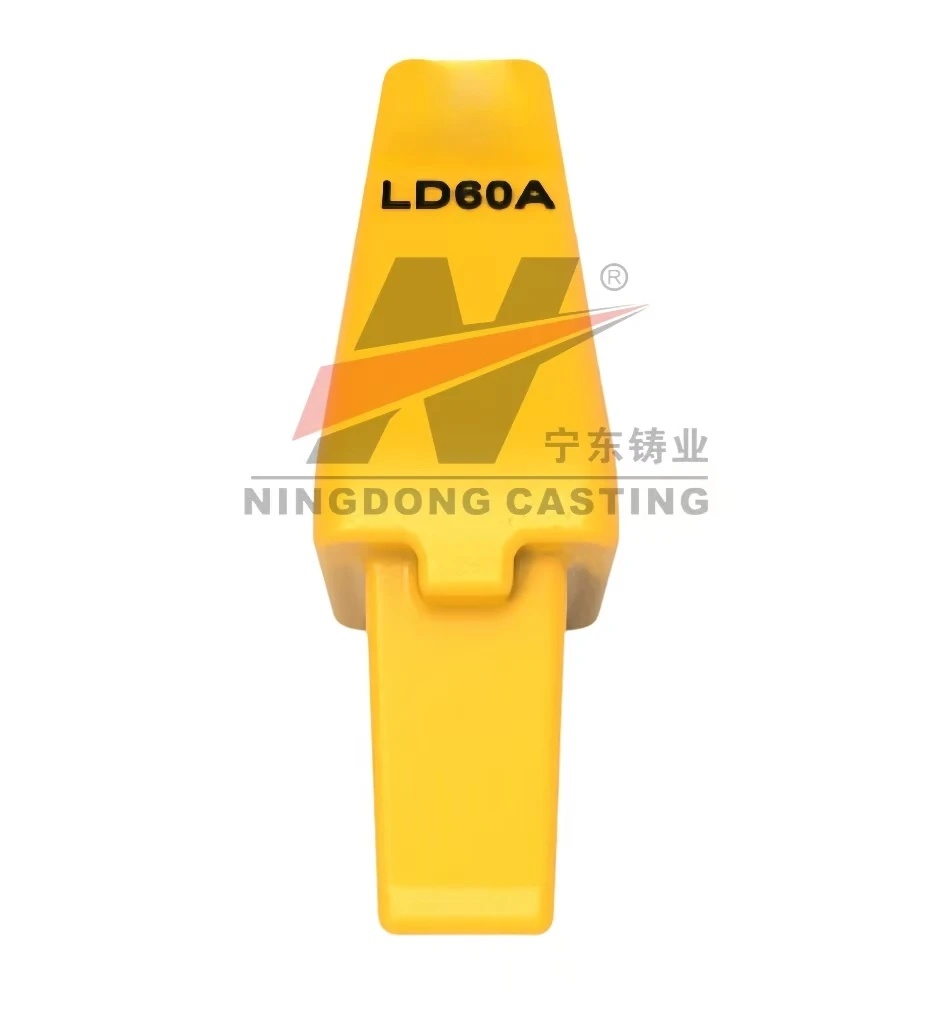 LD60A grävmaskin svetsad på skopan tandadapter